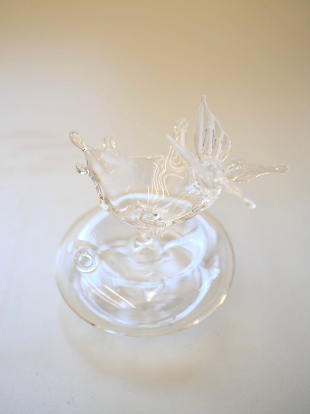 Bluewing Ripple Glass Incense Holder