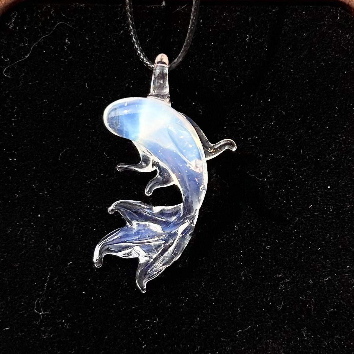 Upstream Koi Glass Necklace