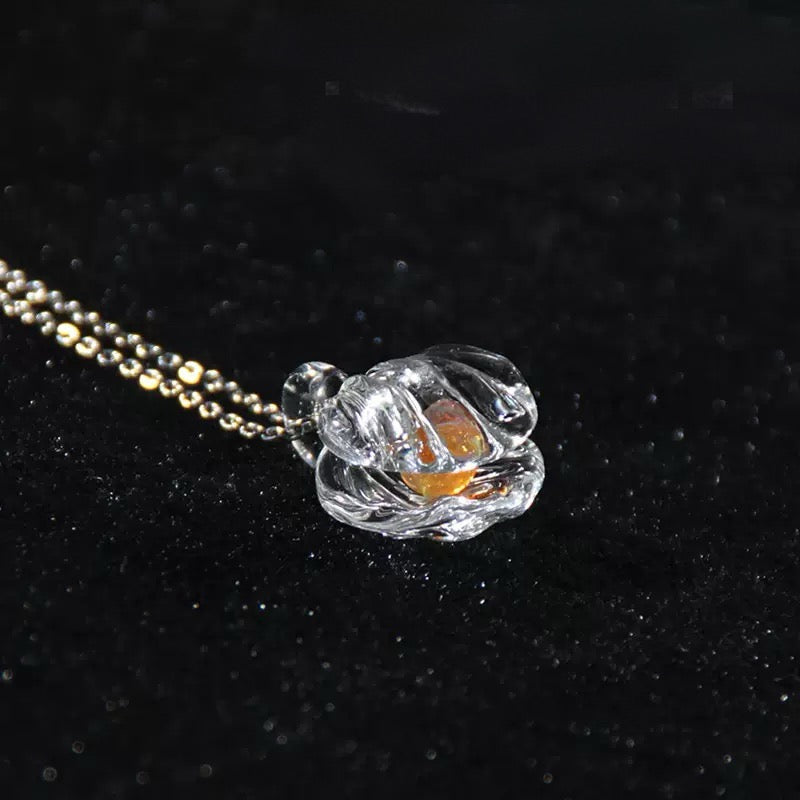 Glacier Pearl & Birthstone Shell Necklace