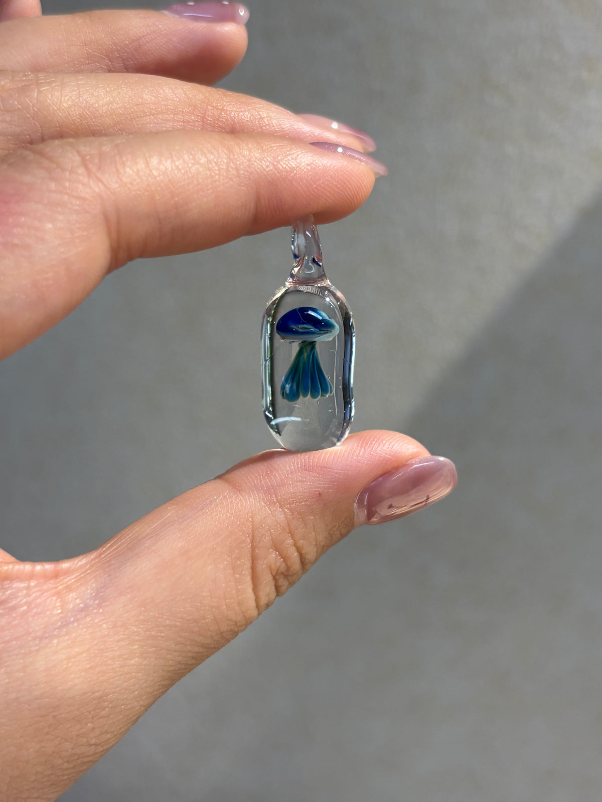 Tidal Jelly Glass Necklace