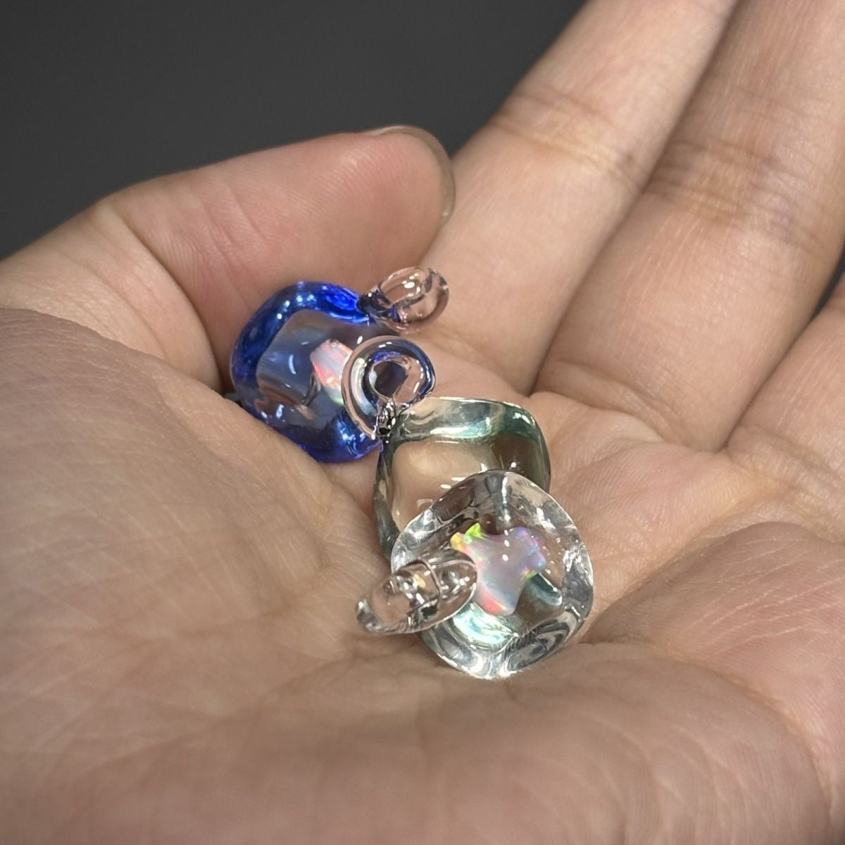 October Opal Glass Necklace