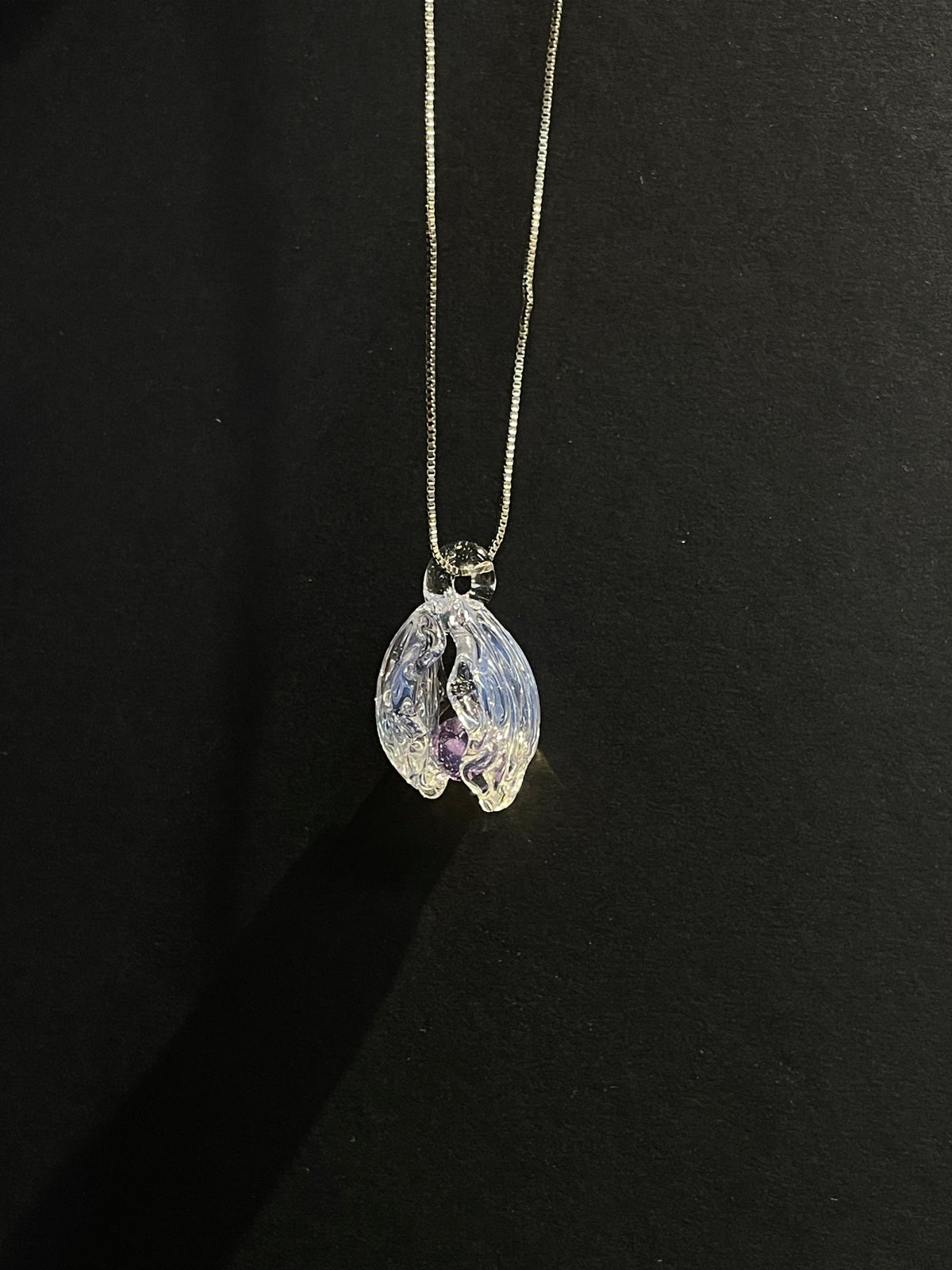 Glacier Pearl & Birthstone Shell Necklace