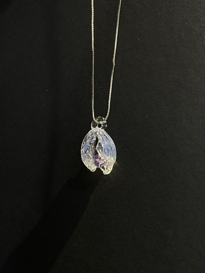 Glacier Pearl & Birthstone Shell Necklace