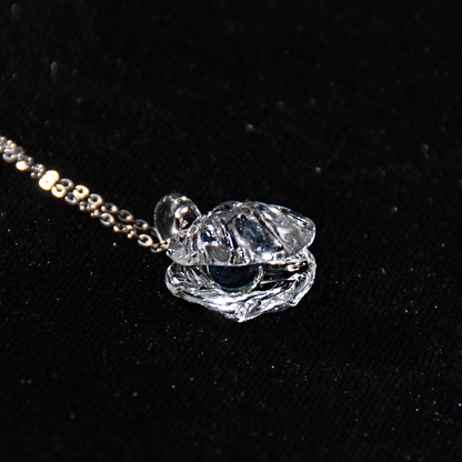 Glacier Pearl & Birthstone Shell Necklace