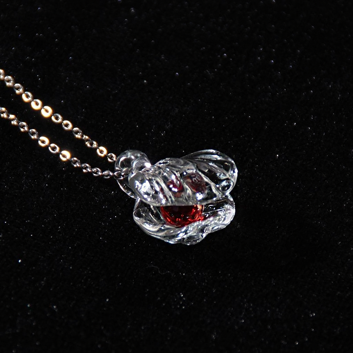 Glacier Pearl & Birthstone Shell Necklace
