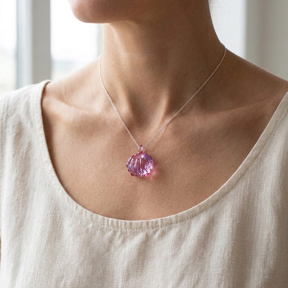 Tidepool Glass Shell Necklace