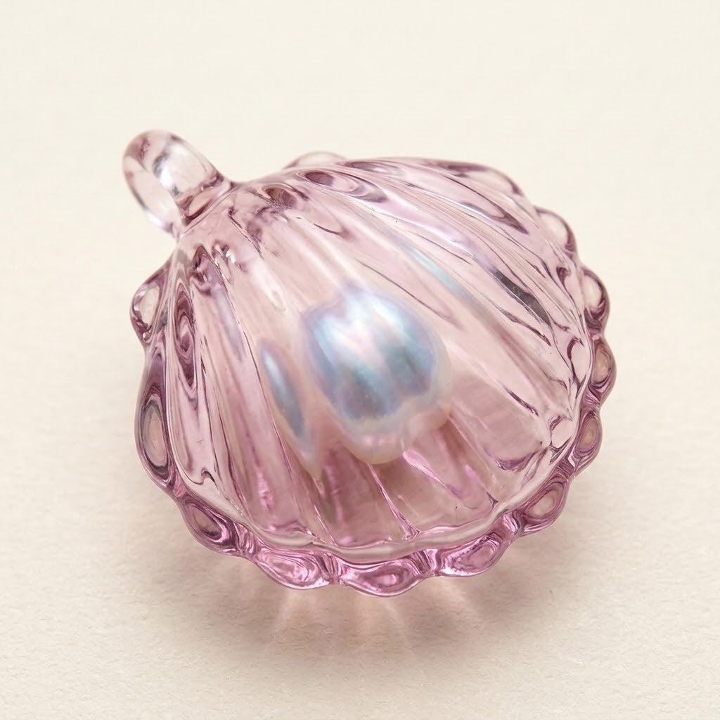 Tidepool Glass Shell Necklace