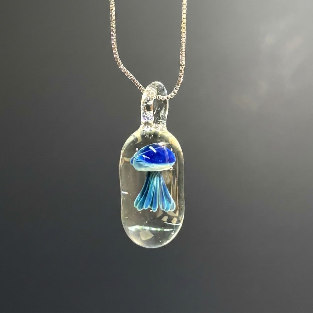 Tidal Jelly Glass Necklace